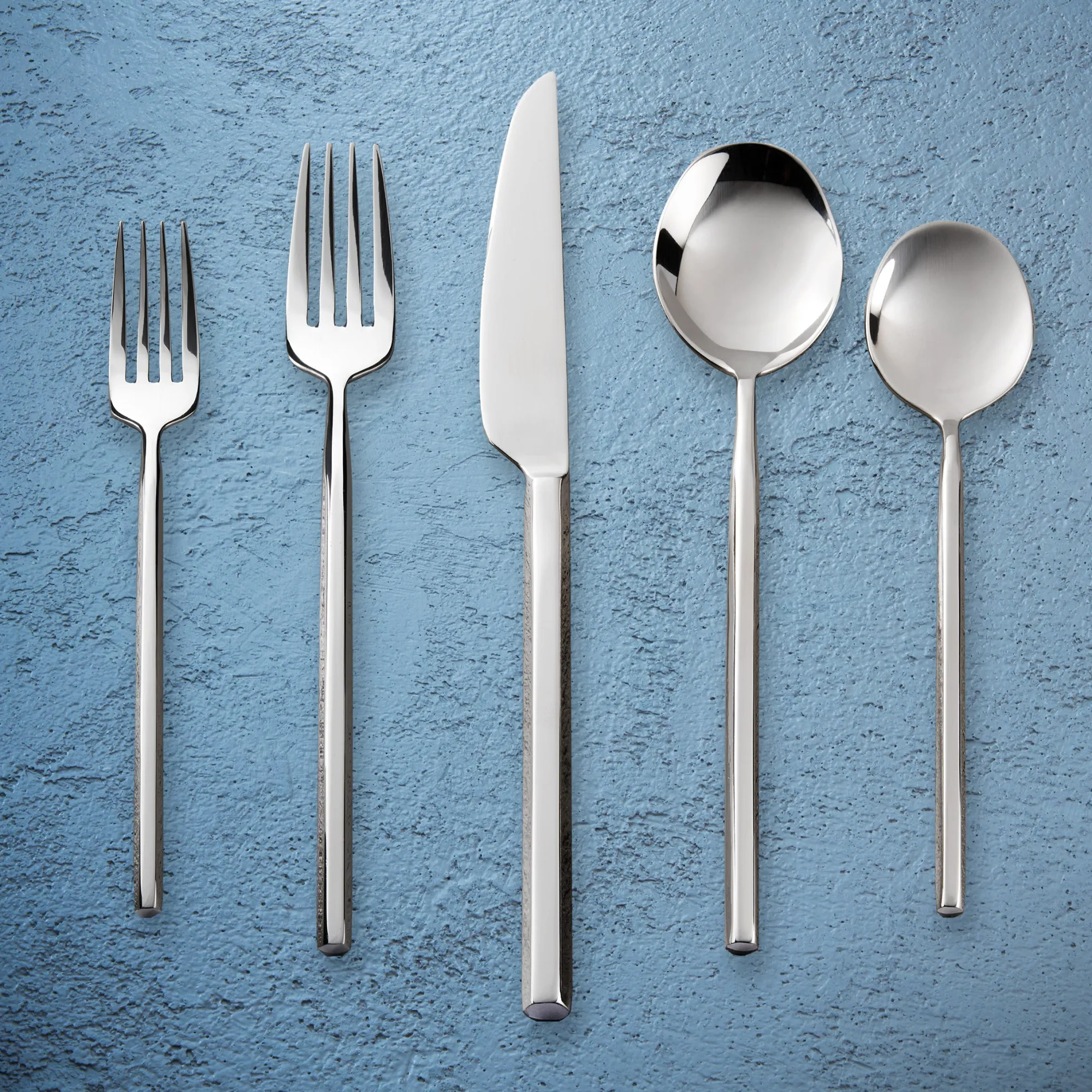Sale Godinger Esagono Mirrored 18/10 Stainless Steel 20 Piece Flatware Set, Service For 4