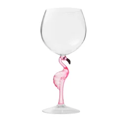 Godinger Flamingo Acrylic Wine Glass
