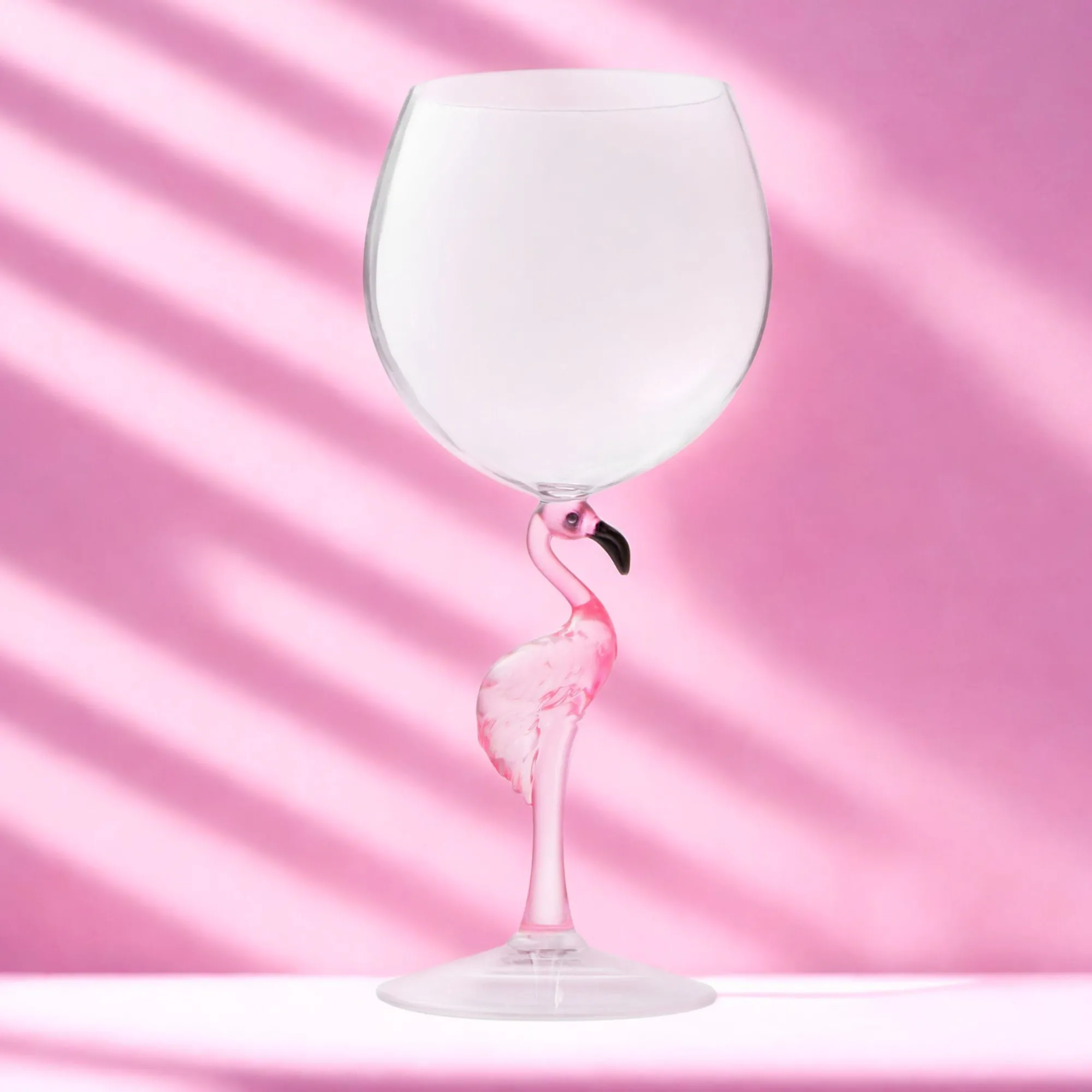 Godinger Flamingo Acrylic Wine Glass