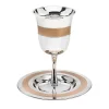New Godinger Gold Stripe Kiddush Set
