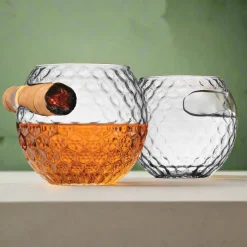 Godinger Golf Ball Cigar Double Old Fashion, Set of 2