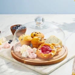 Outlet Godinger Grove Cake Stand & Dome