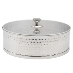 Outlet Godinger Hammered Stainless Matzah Storage