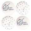 Clearance Godinger Hanukkah Dreidel Appetizer Plate, Set of 4