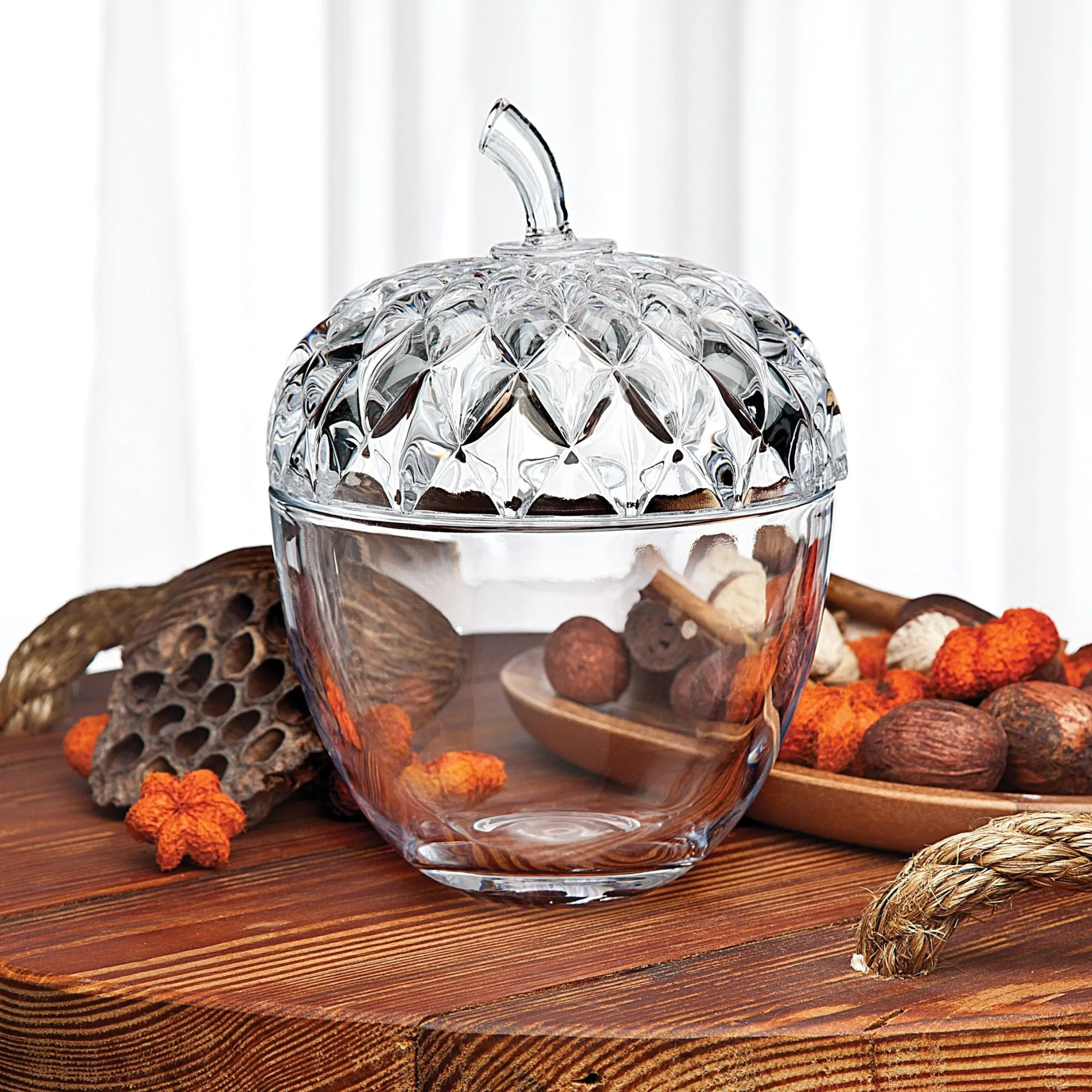 Outlet Godinger Harvest Acorn Jar