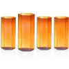 Best Godinger Helix Amber Highball, Set of 4