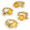 Godinger Hellebore Napkin Ring Set