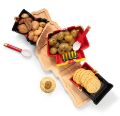 Discount Godinger Holiday Nutcracker Appetizer Server