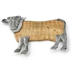New Godinger Homestead Cow Cheese Board