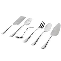 Best Godinger Hostess Serving Set 18/0 Stainless Steel 6 Piece Set