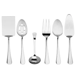 Best Godinger Hostess Serving Set 18/0 Stainless Steel 6 Piece Set