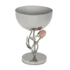 Sale Godinger Hyaline Pink Footed Nut Bowl
