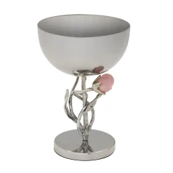 Sale Godinger Hyaline Pink Footed Nut Bowl