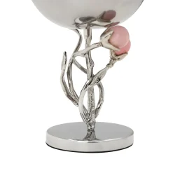 Sale Godinger Hyaline Pink Footed Nut Bowl