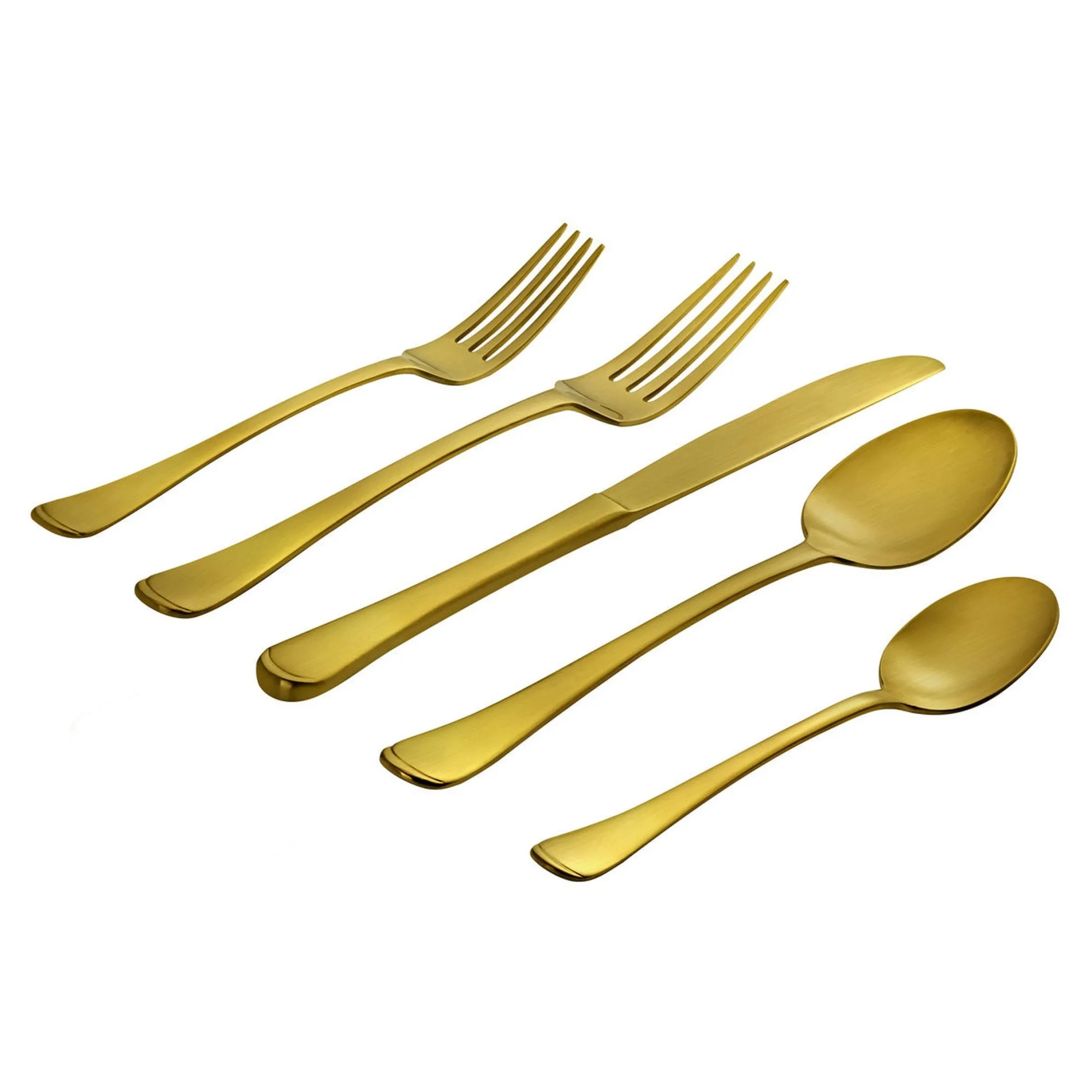 Online Godinger Infinity Satin Gold 18/0 Stainless Steel 20 Piece Flatware Set, Service For 4