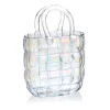 Clearance Godinger Iridescent Quilted Handbag Vase