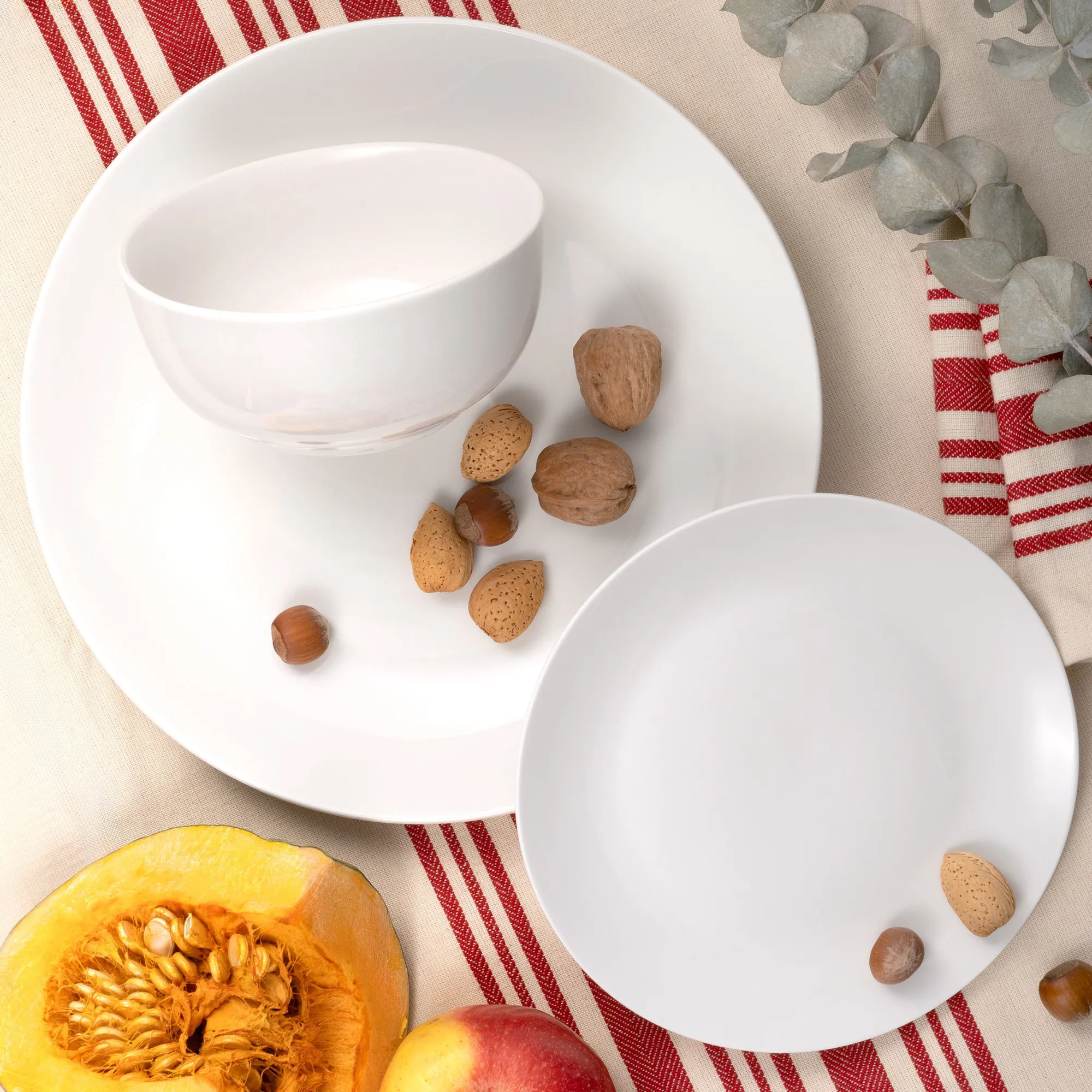 New Godinger Jasmine 12 Piece Dinnerware Set, Service for 4