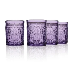 New Godinger Jax Grape Double Old Fashion, Set of 4