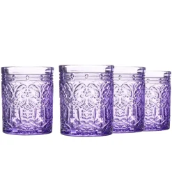 Discount Godinger Jax Lavender Double Old Fashion, Set of 4