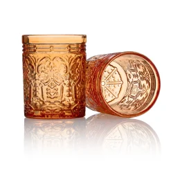 Discount Godinger Jax Orange Spice Double Old Fashion, Set of 4