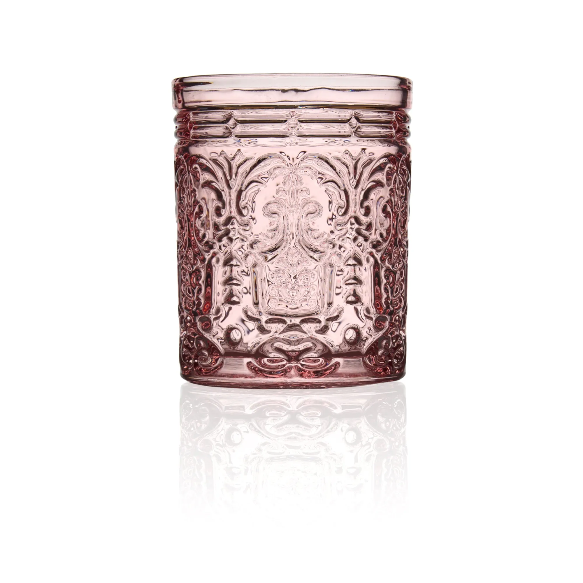 Hot Godinger Jax Pink Double Old Fashion, Set of 4