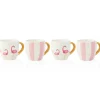 Clearance Godinger Jill Zarin Flamingo Espresso Mug, Set of 4