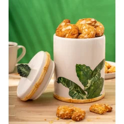 New Godinger Jill Zarin Palm Beach Storage Canister