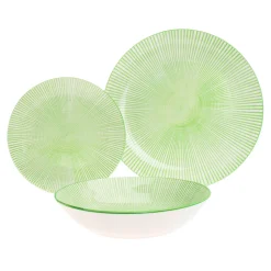Hot Godinger Laura Green Porcelain 12 Piece Dinnerware Set, Service For 4