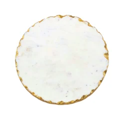 Discount Godinger Lavi Large Marble Gold Organic Edge Lazy Susan