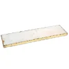 Outlet Godinger Lavi Marble Gold Organic Edge Rectangle Board