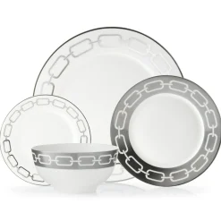 New Godinger Lien New Bone China 16 Piece Dinnerware Set, Service for 4
