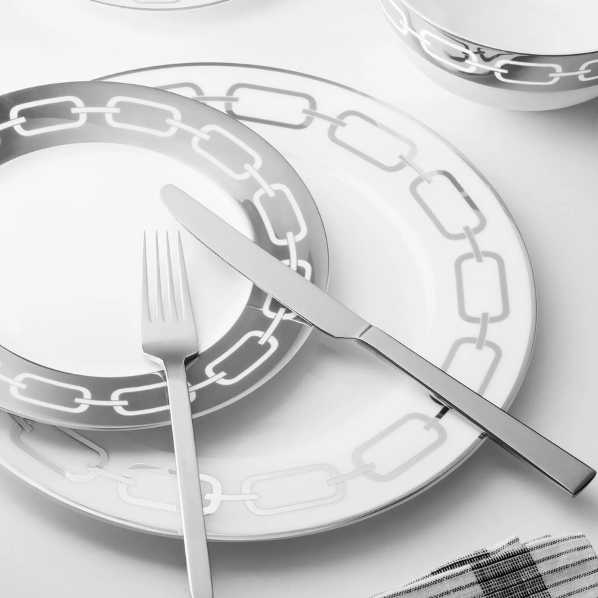 New Godinger Lien New Bone China 16 Piece Dinnerware Set, Service for 4