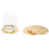 Sale Godinger Lily Pad Gold Coaster Set