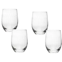 Hot Godinger Lincoln Stemless Wine Glass, Set of 4