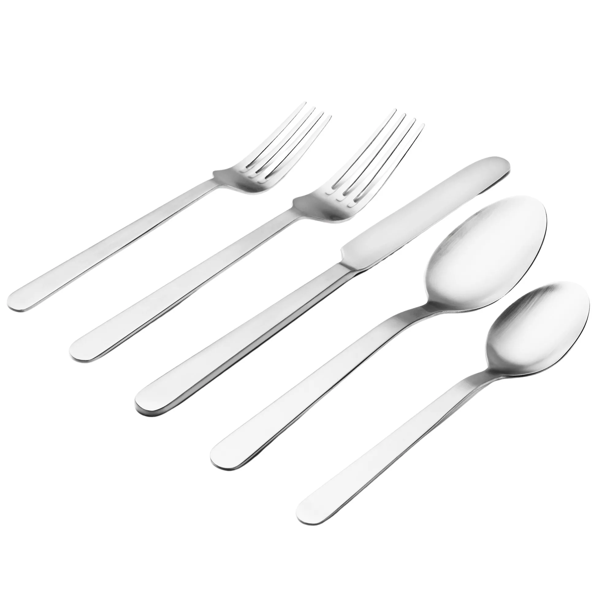 Hot Godinger Lola Matte 18/0 Stainless Steel 20 Piece Flatware Set, Service For 4