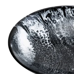 Godinger Lucente Black & White Resin Fruit Bowl