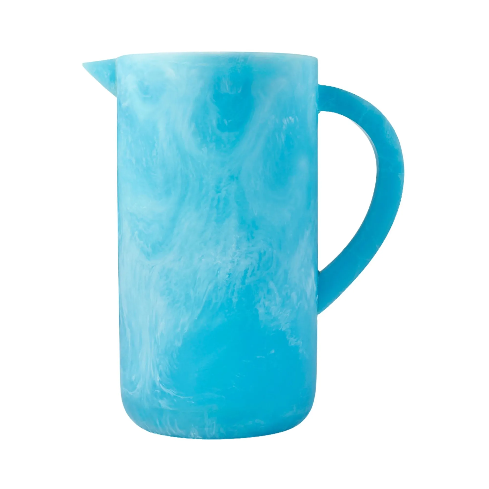 Sale Godinger Lucente Resin Matte Blue Beverage Pitcher
