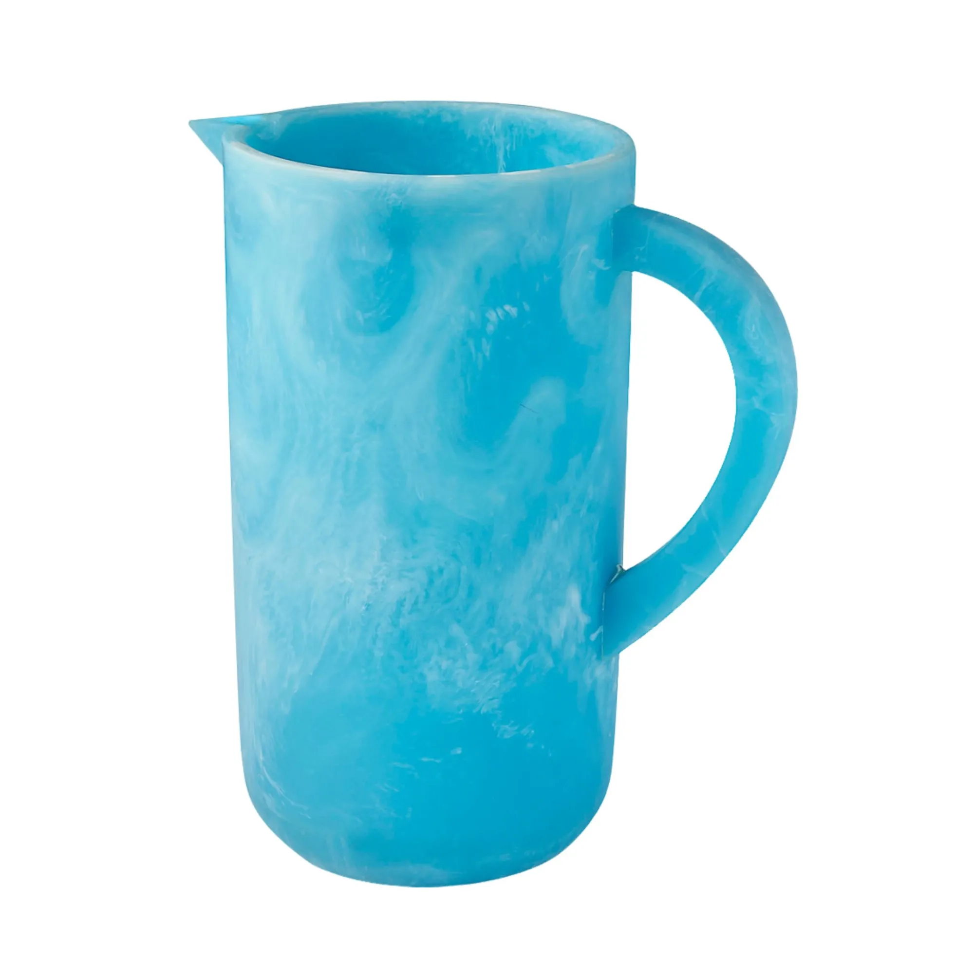 Sale Godinger Lucente Resin Matte Blue Beverage Pitcher