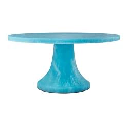 Outlet Godinger Lucente Resin Matte Blue Cake Stand