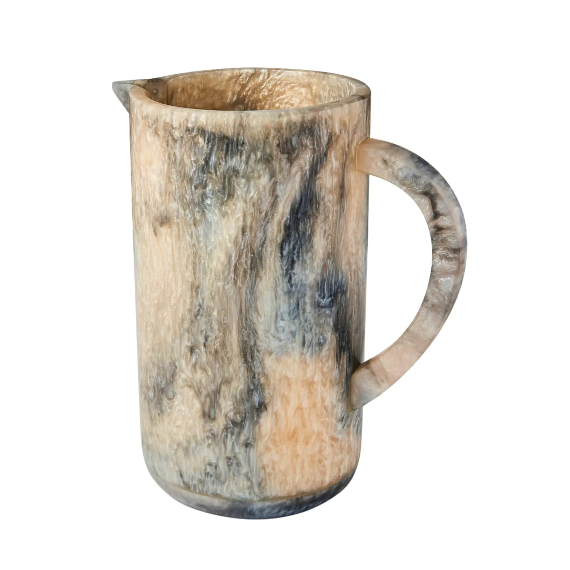Best Godinger Lucente Resin Matte Limestone Beverage Pitcher