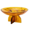 Outlet Godinger Lucente Tortoise Shell Resin Fruit Bowl
