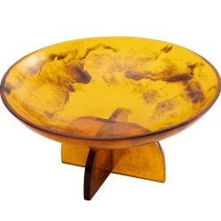 Outlet Godinger Lucente Tortoise Shell Resin Fruit Bowl