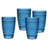 Sale Godinger Lumina Blue Highball, Set of 4