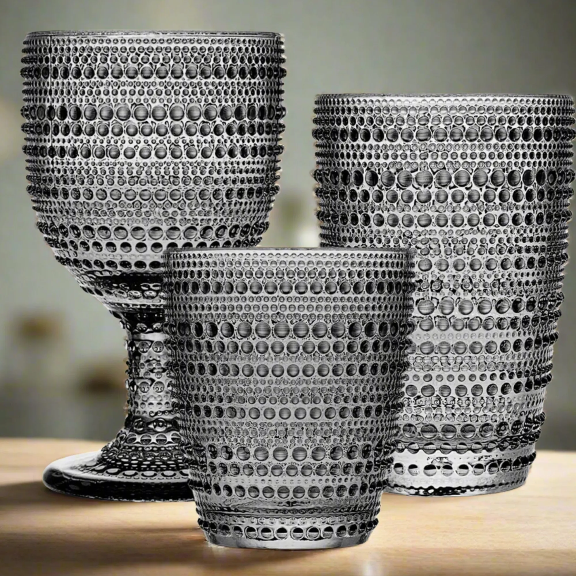 Best Godinger Lumina Smoke Goblet, Set of 4