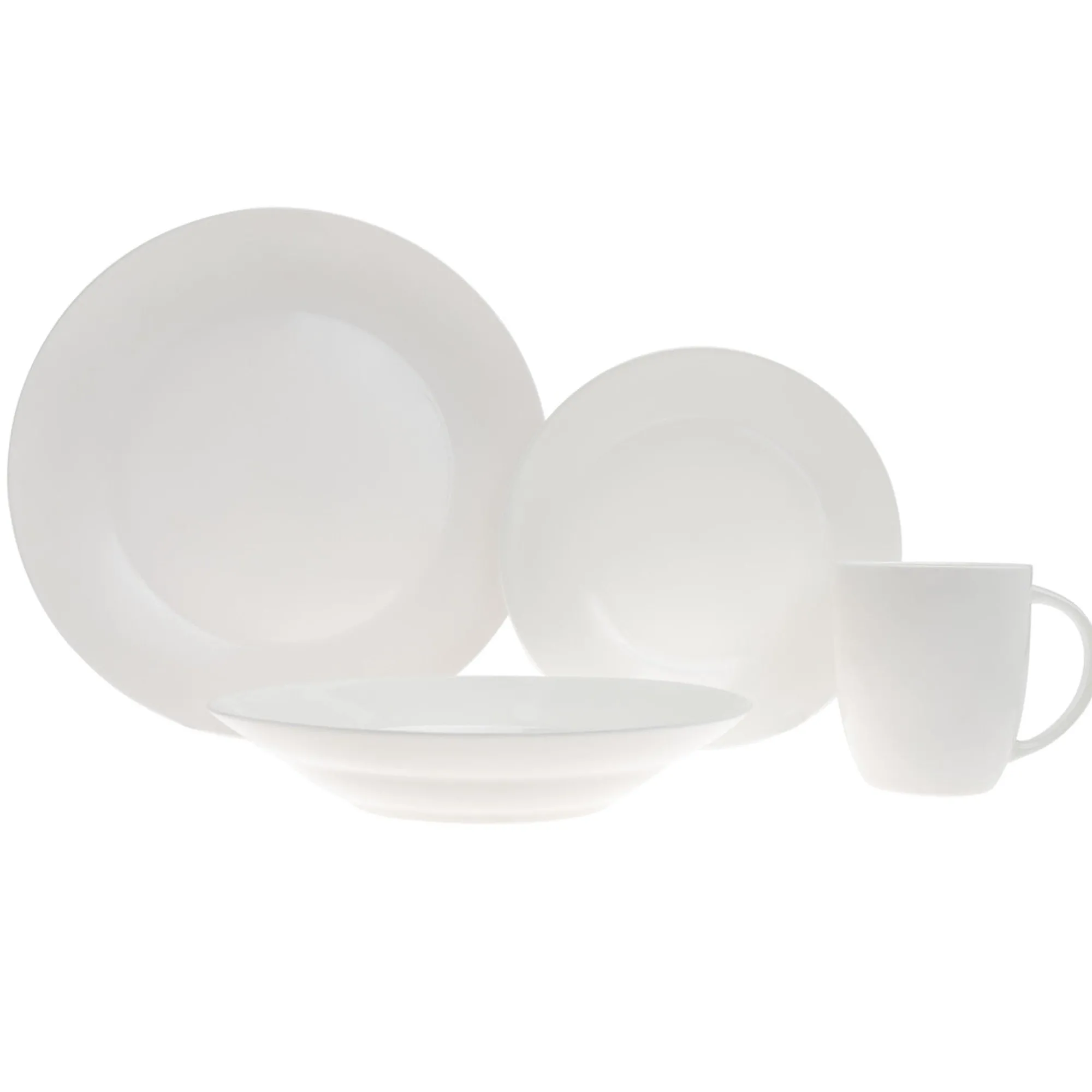 Online Godinger Lune Bone China 16 Piece Dinnerware Set, Service for 4