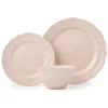 Hot Godinger Madison Blush Stoneware 12 Piece Dinnerware Set, Service for 4