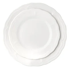 Godinger Madison White Stoneware 12 Piece Dinnerware Set, Service for 4