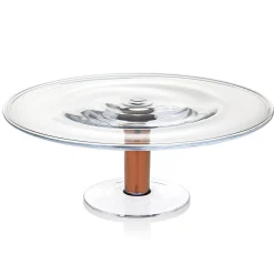 Outlet Godinger Mandril Copper Large Footed Cake Stand