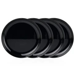 Online Godinger Marbella Black Stacking Melamine Salad Plate, Set of 4