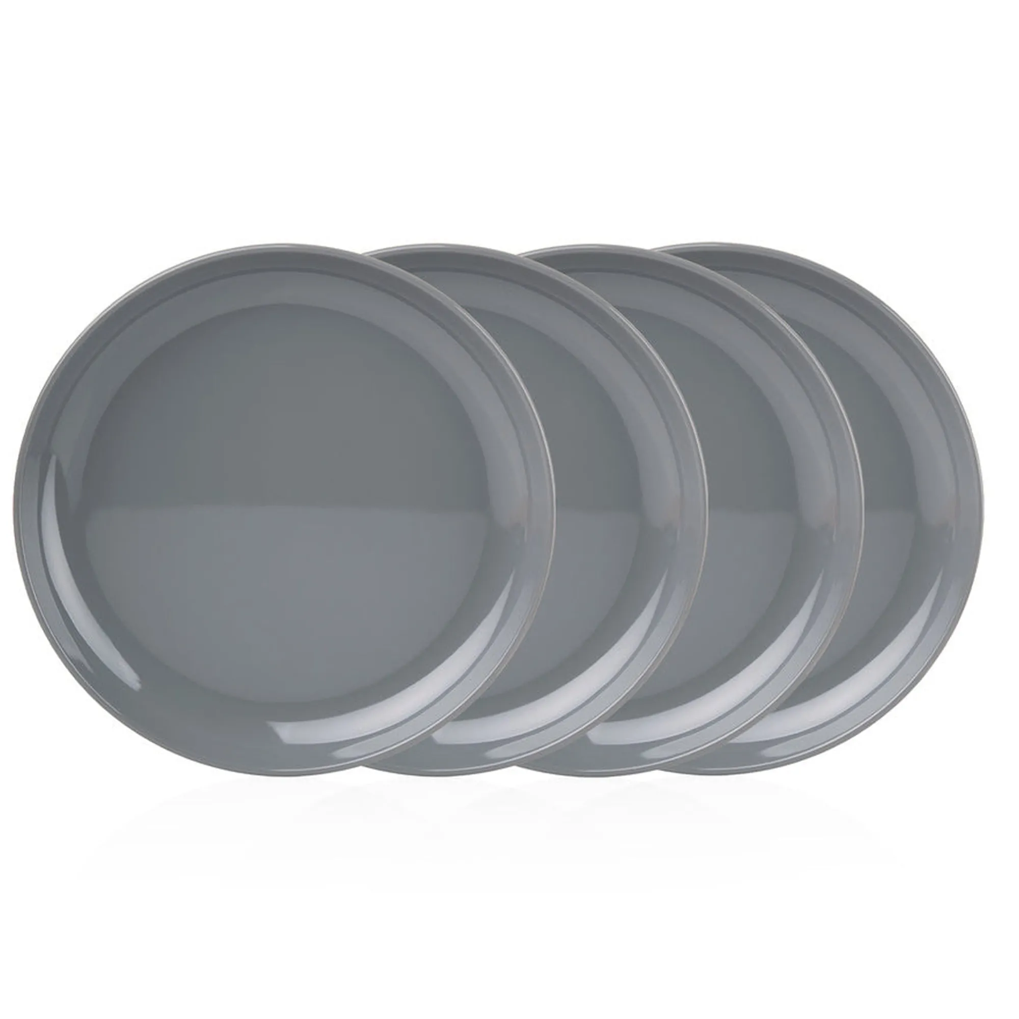 Hot Godinger Marbella Grey Stacking Melamine Salad Plate, Set of 4